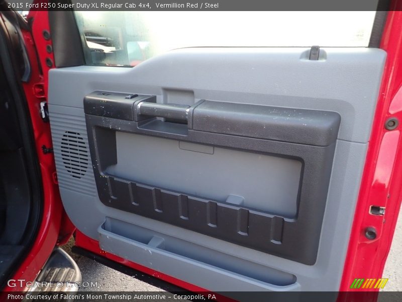 Vermillion Red / Steel 2015 Ford F250 Super Duty XL Regular Cab 4x4