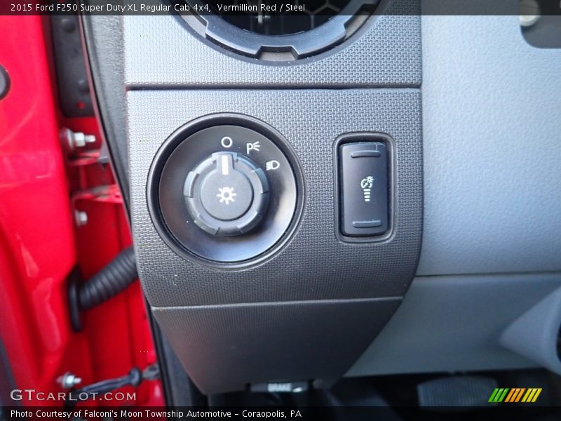Vermillion Red / Steel 2015 Ford F250 Super Duty XL Regular Cab 4x4