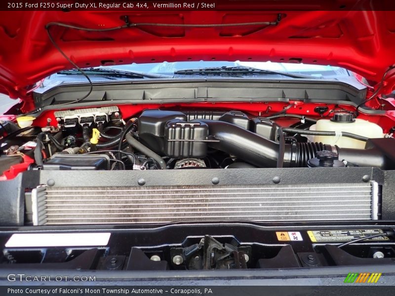 Vermillion Red / Steel 2015 Ford F250 Super Duty XL Regular Cab 4x4