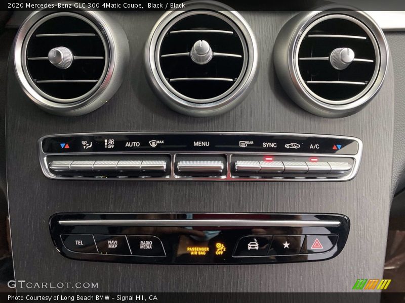 Controls of 2020 GLC 300 4Matic Coupe