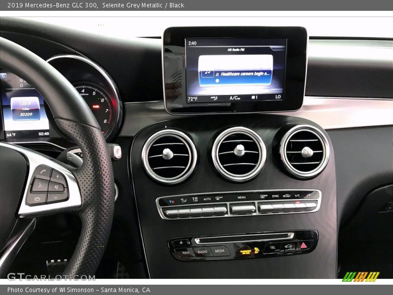 Selenite Grey Metallic / Black 2019 Mercedes-Benz GLC 300