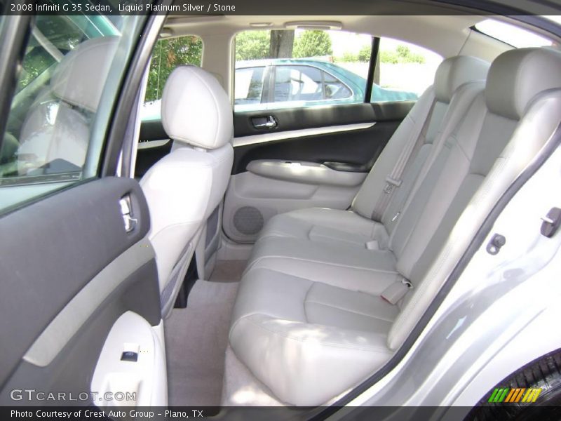 Liquid Platinum Silver / Stone 2008 Infiniti G 35 Sedan