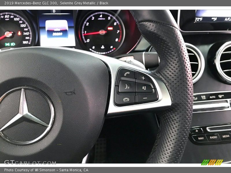 Selenite Grey Metallic / Black 2019 Mercedes-Benz GLC 300