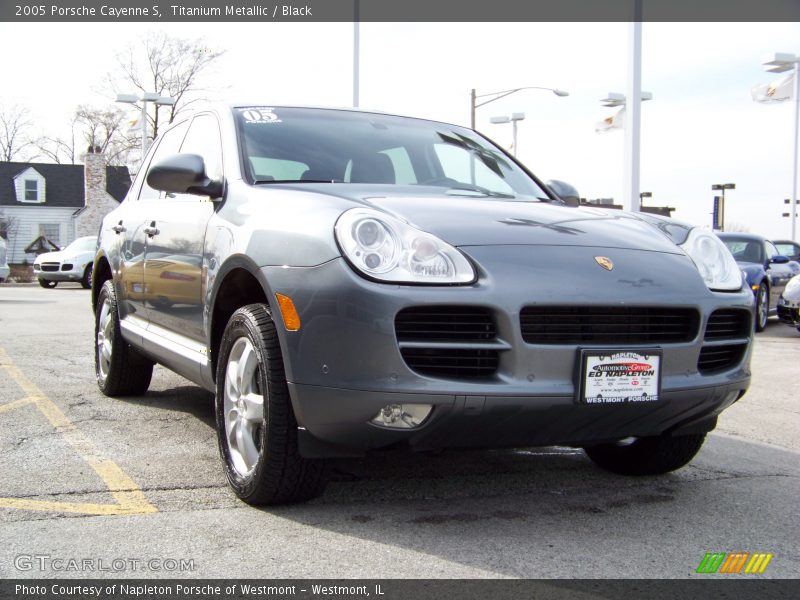 Titanium Metallic / Black 2005 Porsche Cayenne S