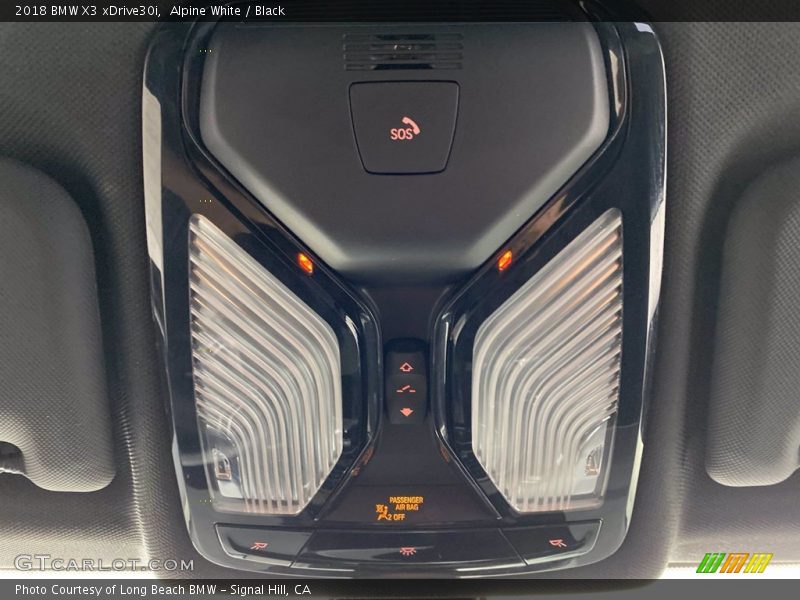 Alpine White / Black 2018 BMW X3 xDrive30i