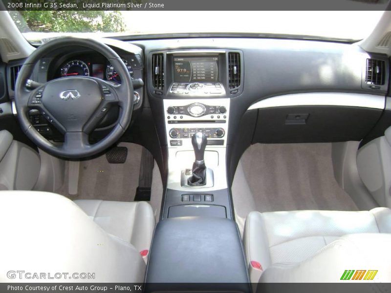 Liquid Platinum Silver / Stone 2008 Infiniti G 35 Sedan