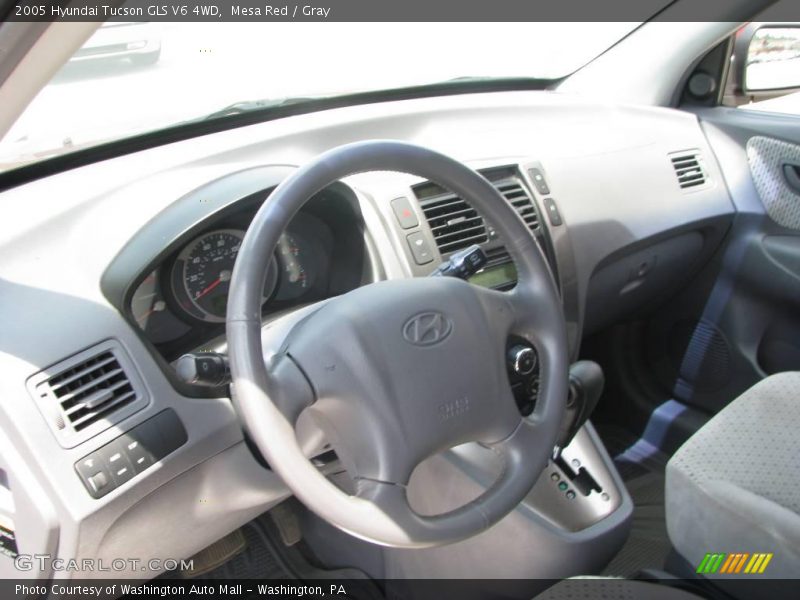 Mesa Red / Gray 2005 Hyundai Tucson GLS V6 4WD