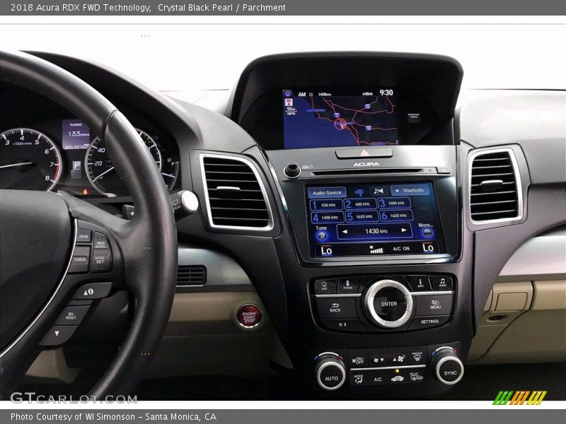 Crystal Black Pearl / Parchment 2018 Acura RDX FWD Technology