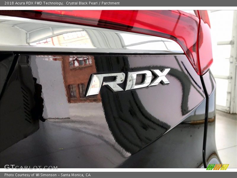 Crystal Black Pearl / Parchment 2018 Acura RDX FWD Technology