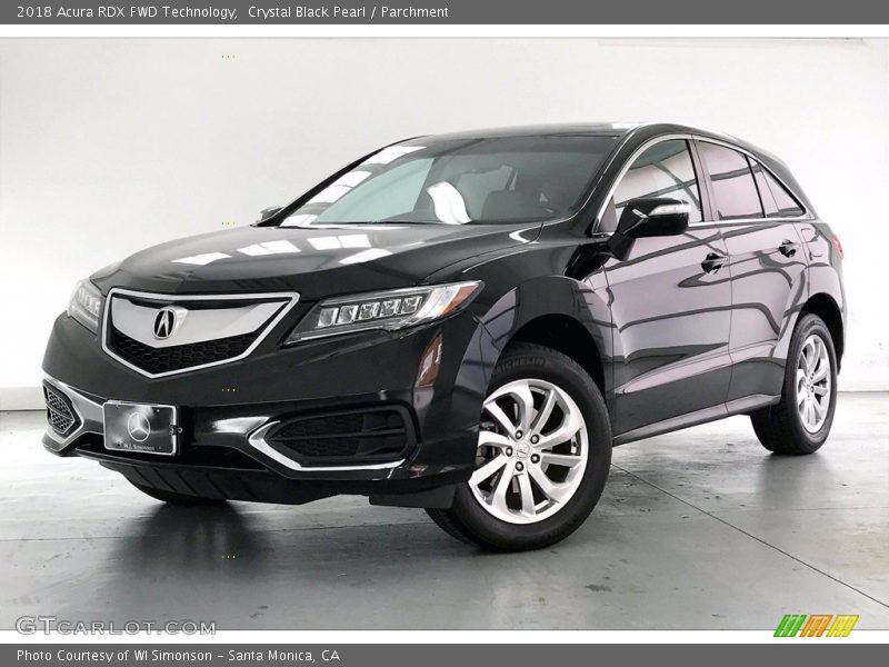Crystal Black Pearl / Parchment 2018 Acura RDX FWD Technology