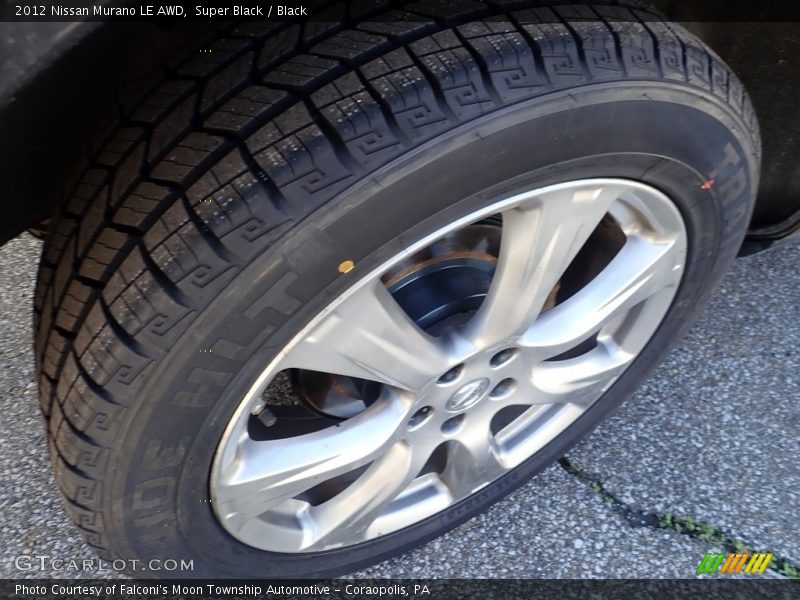 Super Black / Black 2012 Nissan Murano LE AWD