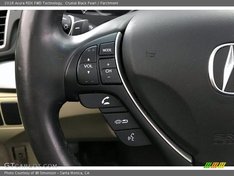 Crystal Black Pearl / Parchment 2018 Acura RDX FWD Technology