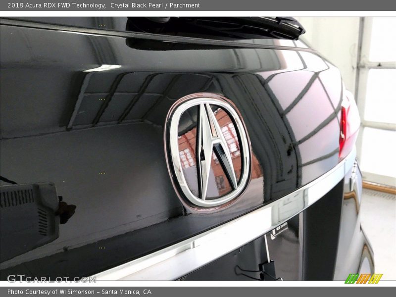Crystal Black Pearl / Parchment 2018 Acura RDX FWD Technology