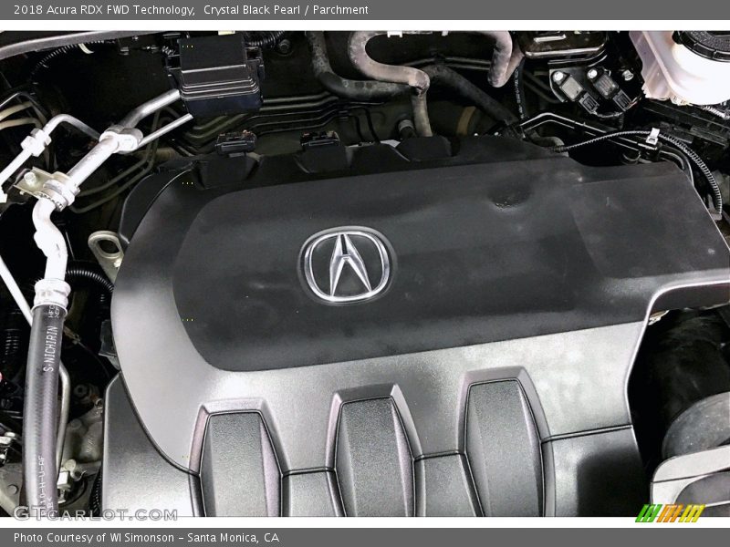 Crystal Black Pearl / Parchment 2018 Acura RDX FWD Technology