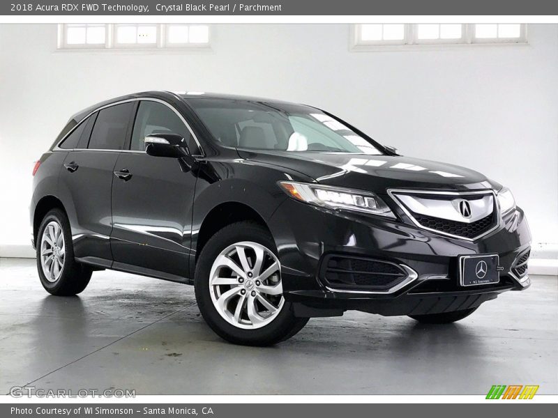 Crystal Black Pearl / Parchment 2018 Acura RDX FWD Technology