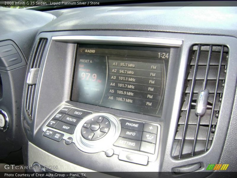 Liquid Platinum Silver / Stone 2008 Infiniti G 35 Sedan