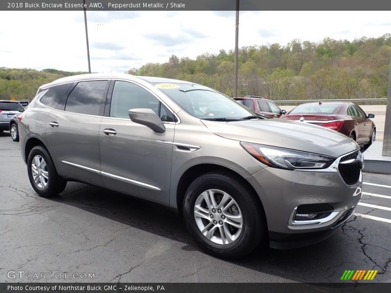 Pepperdust Metallic / Shale 2018 Buick Enclave Essence AWD