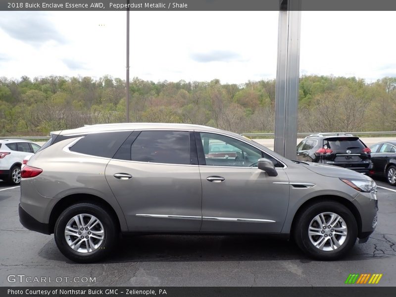 Pepperdust Metallic / Shale 2018 Buick Enclave Essence AWD