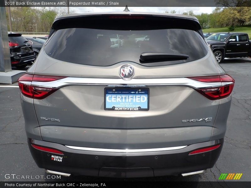 Pepperdust Metallic / Shale 2018 Buick Enclave Essence AWD