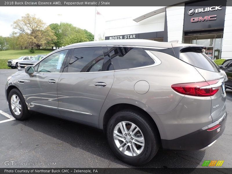 Pepperdust Metallic / Shale 2018 Buick Enclave Essence AWD