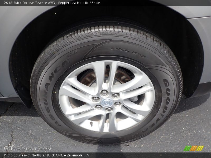 Pepperdust Metallic / Shale 2018 Buick Enclave Essence AWD