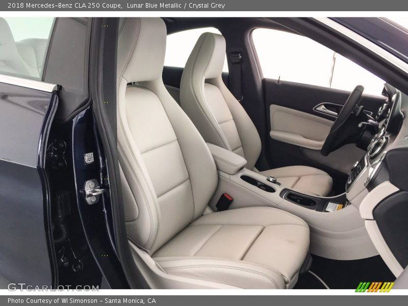 Lunar Blue Metallic / Crystal Grey 2018 Mercedes-Benz CLA 250 Coupe
