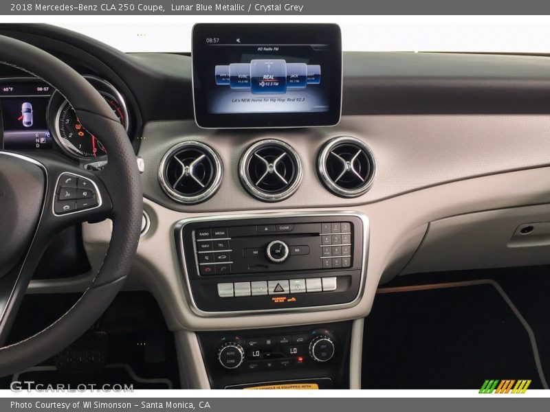 Lunar Blue Metallic / Crystal Grey 2018 Mercedes-Benz CLA 250 Coupe