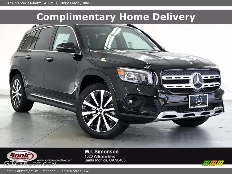 Night Black / Black 2021 Mercedes-Benz GLB 250
