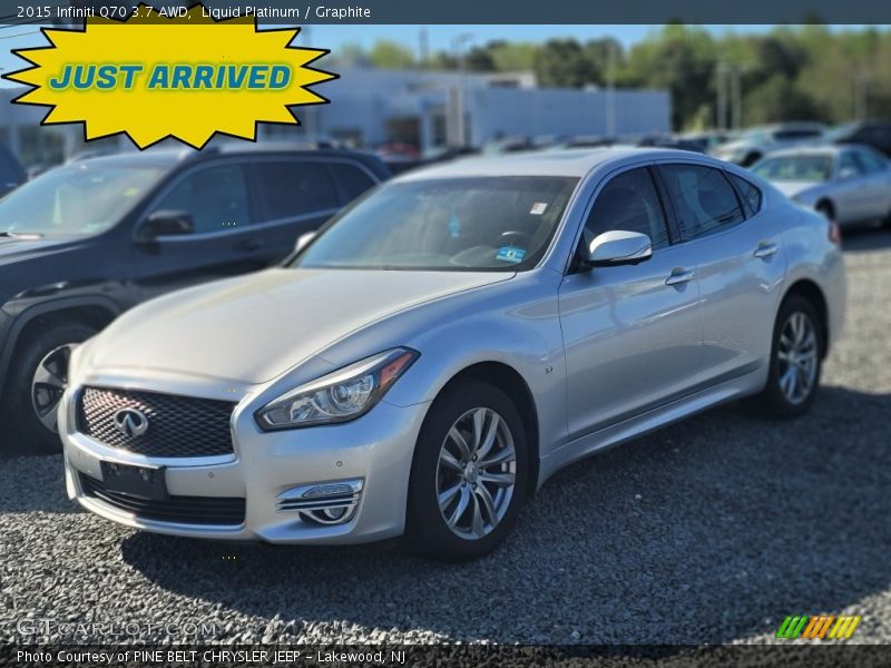 Liquid Platinum / Graphite 2015 Infiniti Q70 3.7 AWD