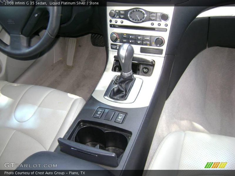 Liquid Platinum Silver / Stone 2008 Infiniti G 35 Sedan