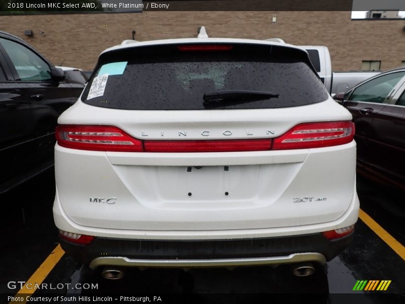 White Platinum / Ebony 2018 Lincoln MKC Select AWD