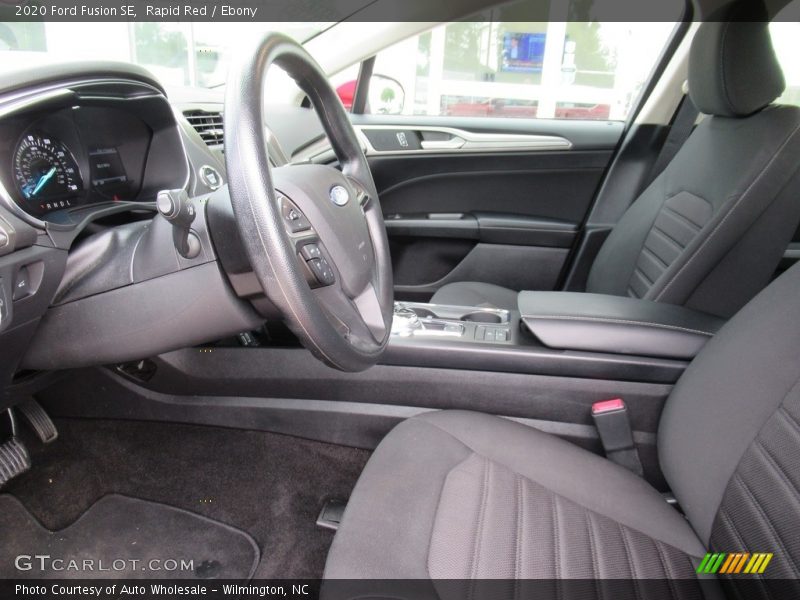 Rapid Red / Ebony 2020 Ford Fusion SE