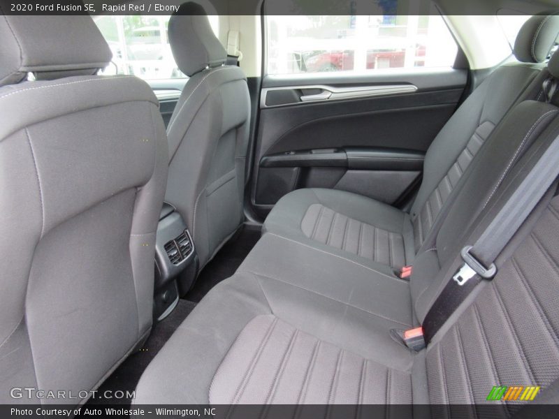 Rapid Red / Ebony 2020 Ford Fusion SE