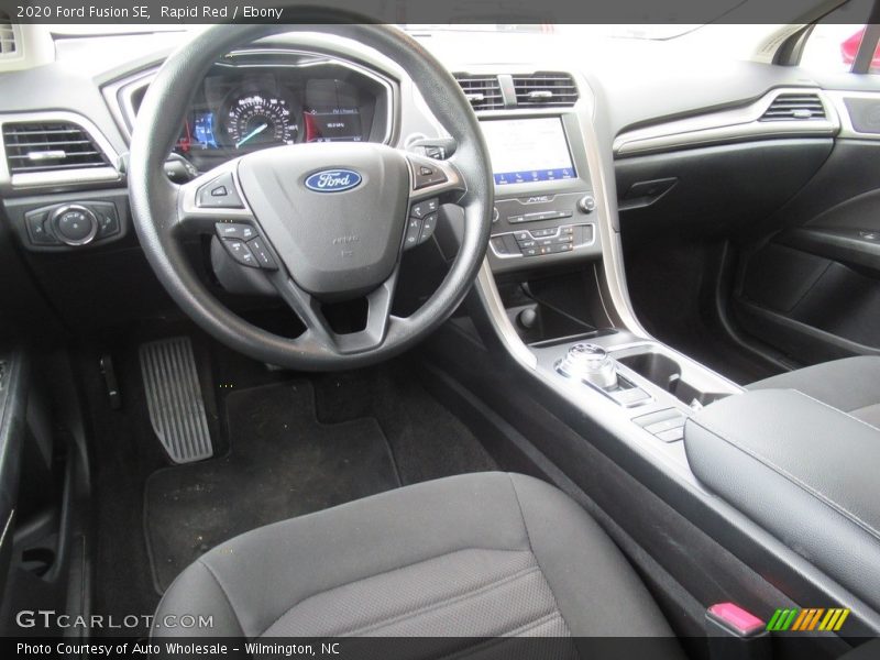 Rapid Red / Ebony 2020 Ford Fusion SE