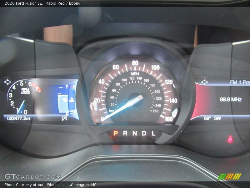 Rapid Red / Ebony 2020 Ford Fusion SE