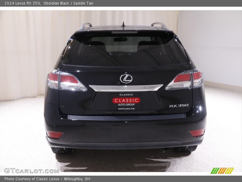 Obsidian Black / Saddle Tan 2014 Lexus RX 350