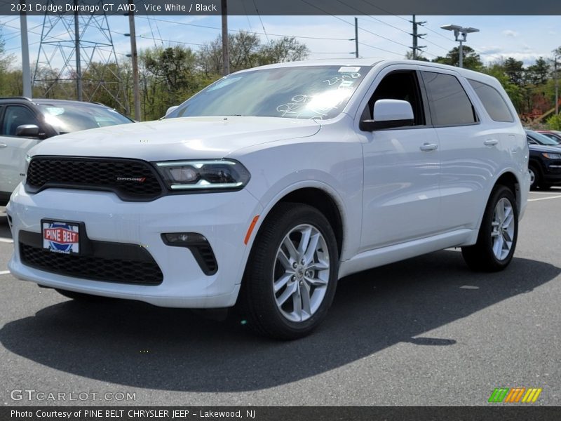 Vice White / Black 2021 Dodge Durango GT AWD