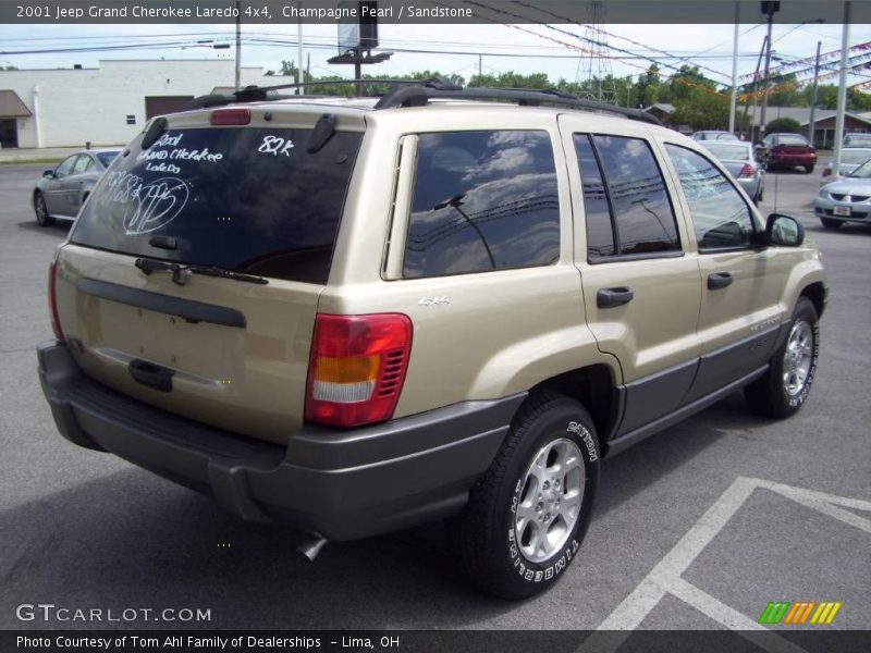 Champagne Pearl / Sandstone 2001 Jeep Grand Cherokee Laredo 4x4