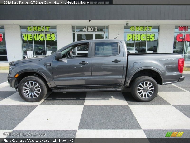 Magnetic Metallic / Ebony 2019 Ford Ranger XLT SuperCrew