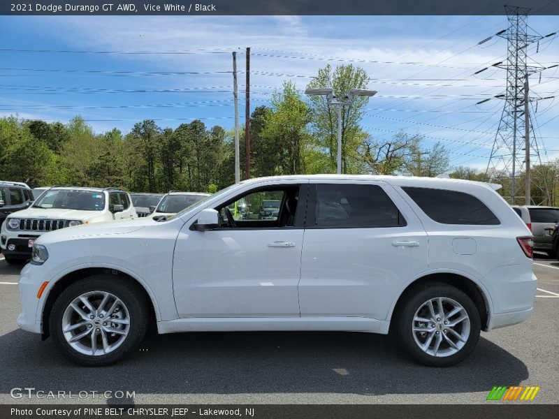 Vice White / Black 2021 Dodge Durango GT AWD