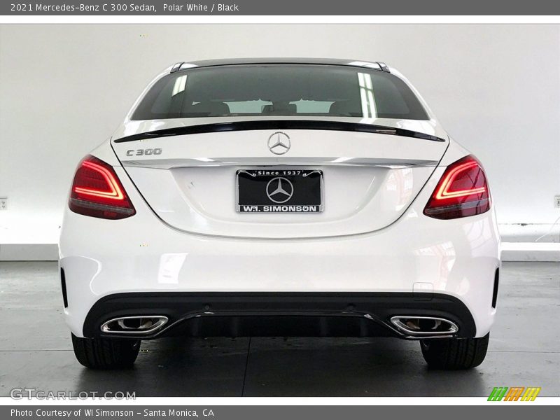 Polar White / Black 2021 Mercedes-Benz C 300 Sedan