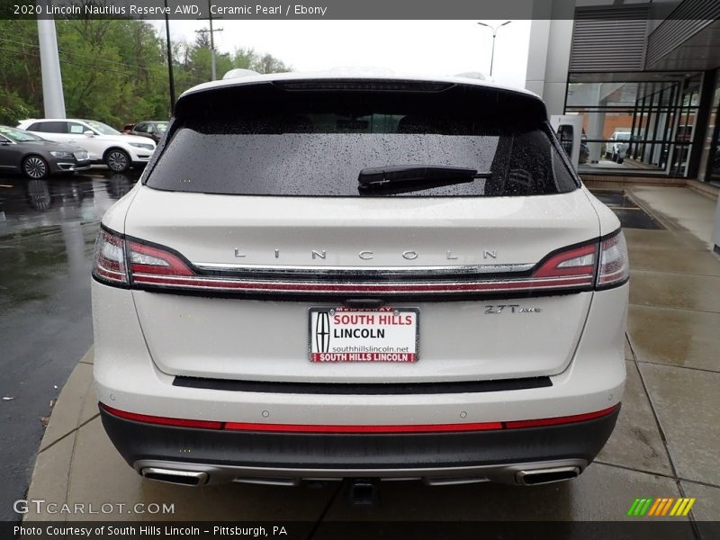 Ceramic Pearl / Ebony 2020 Lincoln Nautilus Reserve AWD