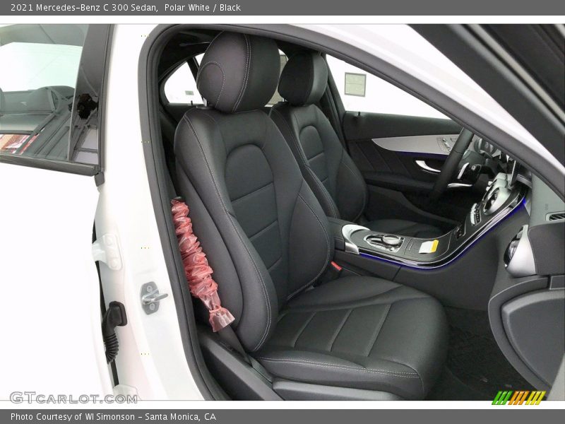 Polar White / Black 2021 Mercedes-Benz C 300 Sedan