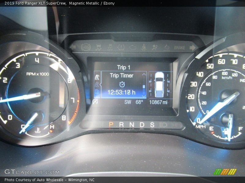 Magnetic Metallic / Ebony 2019 Ford Ranger XLT SuperCrew