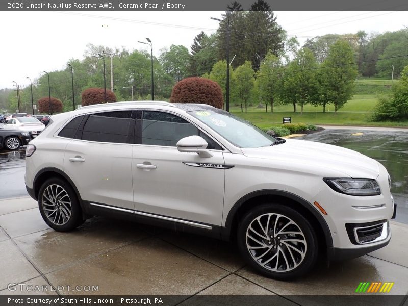 Ceramic Pearl / Ebony 2020 Lincoln Nautilus Reserve AWD
