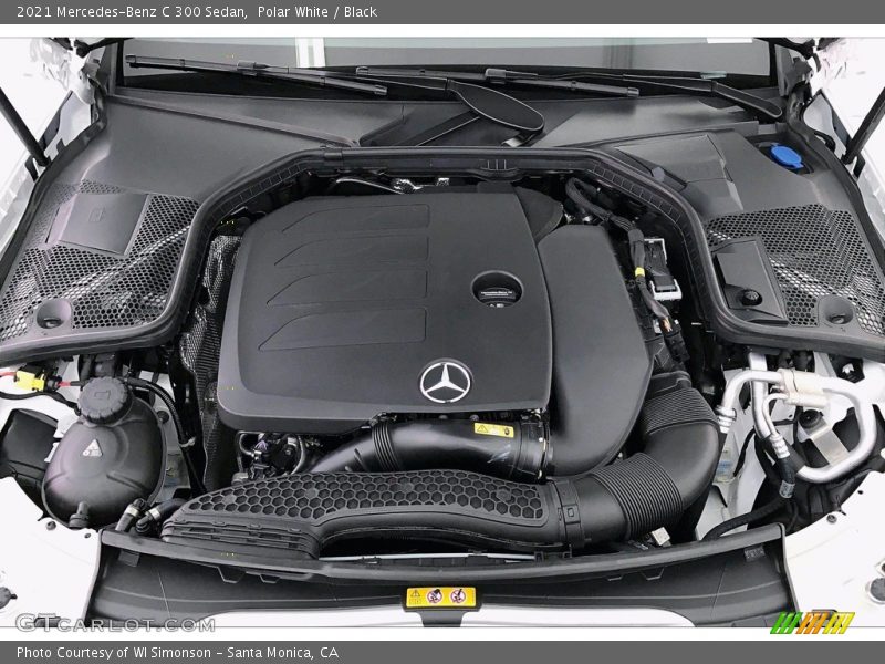Polar White / Black 2021 Mercedes-Benz C 300 Sedan