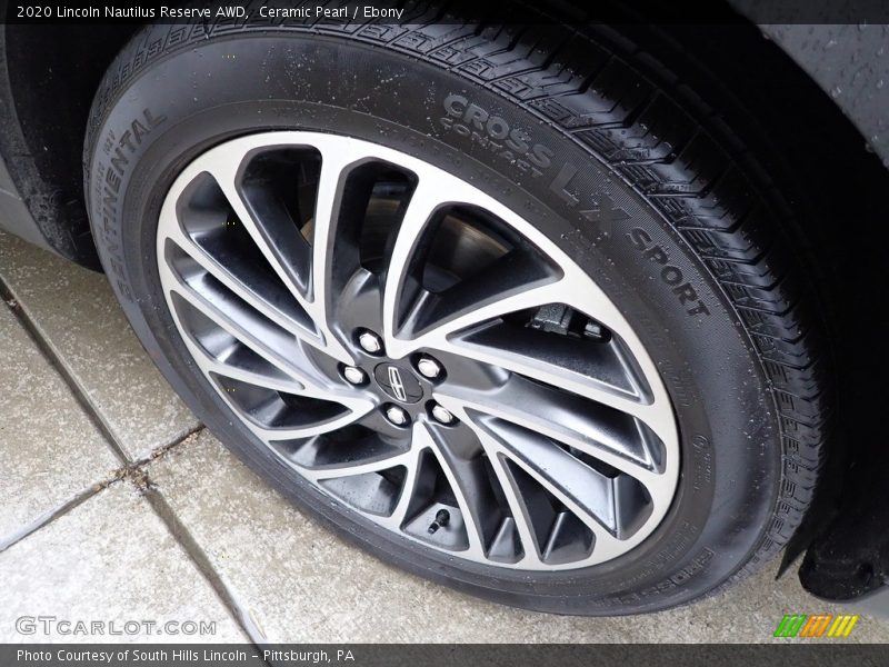 Ceramic Pearl / Ebony 2020 Lincoln Nautilus Reserve AWD