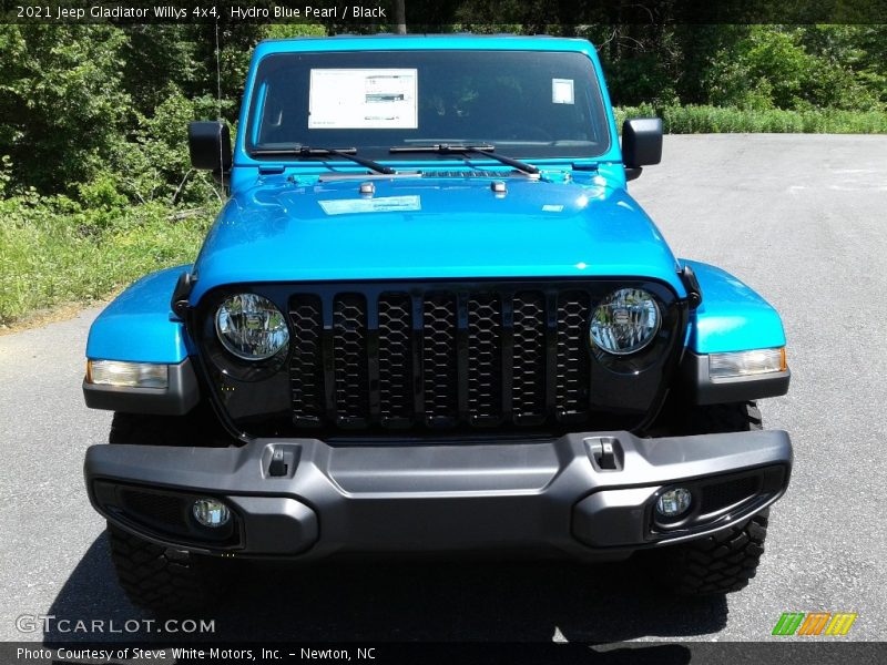 Hydro Blue Pearl / Black 2021 Jeep Gladiator Willys 4x4