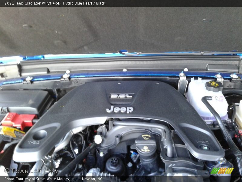 Hydro Blue Pearl / Black 2021 Jeep Gladiator Willys 4x4