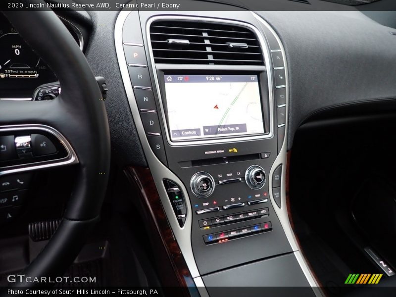 Ceramic Pearl / Ebony 2020 Lincoln Nautilus Reserve AWD